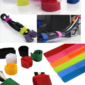 12 li Kablo Tutucu Cırt Kulaklık Fare Airfry Ev Ofis İçin Kablo Düzenleyici Sabitleyici