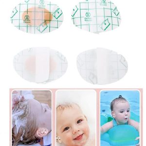 20 Adet Bebek Banyo Havuz Kulak Bandı -Şeffaf Su Geçirmez Yapışkanlı Bant Kuaför Bandı