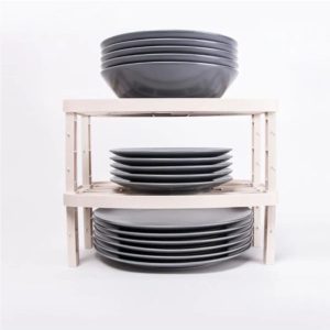 2 Adet Şeffaf Moduler Ayarlanabilir Dolap Çekmece İçi Mutfak Banyo Raf Düzenleyici