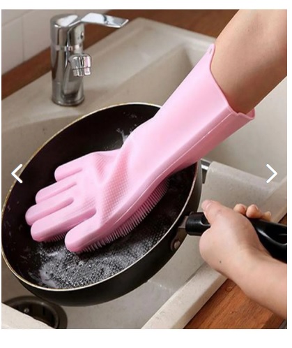 Silikon Bulaşık Yıkama Eldiveni Sihirli Eldiven - Görsel 3