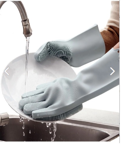 Silikon Bulaşık Yıkama Eldiveni Sihirli Eldiven - Görsel 4