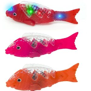 Hareketli Kuyruklu Işıklı Sesli Kırmızı Balık Kaç Kaç - Bebek Emekleme Arkadaşı