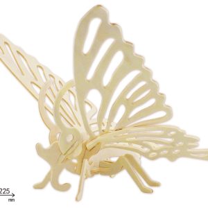 3D Ahşap Puzzle - Kelebek