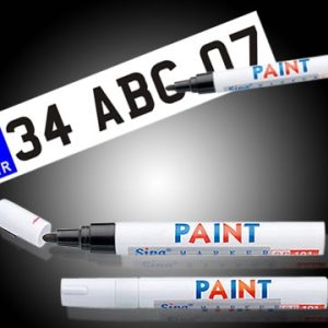 Plaka Yazı Kalemi (Siyah)