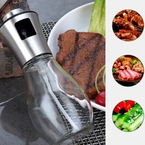 200 ML Borosilikat Yağ Limon Sos Spreyi Yağ Şişesi Yağdanlık