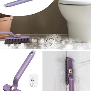 360 Derece Dönen Cımbızlı Askılı Fırça Çok Amaçlı Tuvalet Banyo Temizlik Fırçası