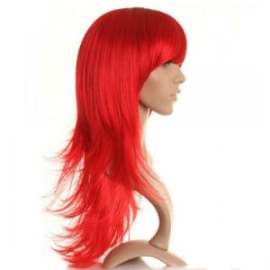 Uzun Peruk Saç Kırmızı