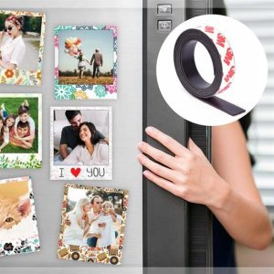 1 Metre Yapışkanlı Şerit Mıknatıs Çok Amaçlı Manyetik Magnet