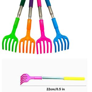 Plastik Uçlu Metal Gövdeli Teleskobik Uzayabilen Sırt Kaşıyıcı - Sırt Kaşıma Aparatı 47 CM