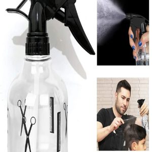 Profesyonel Berber Kuaför Sprey Tetikli Püskürtücü Şeffaf Boş Fısfıs Şişe Plastik 250 ML-BF102