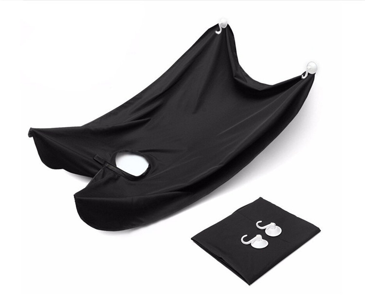 Pratik Sakal Kesme Örtüsü - Siyah - Görsel 2