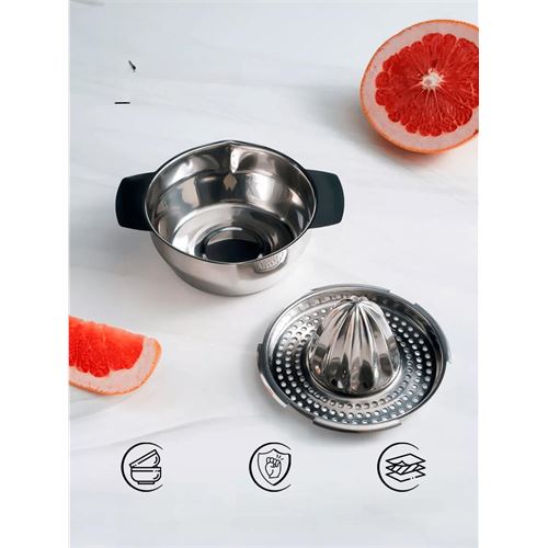 Engithalat Limon Sıkacağı 304 Paslanmaz Çelik Meyve Sıkacağı Profesyonel - Görsel 2