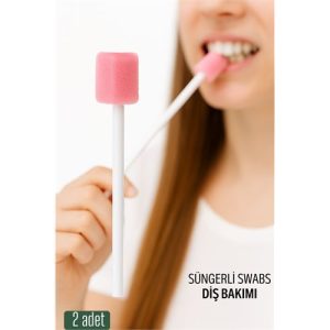 Modacar Süngerli Swab - Ağız ve Diş Bakım Çubuğu - 2 Adet