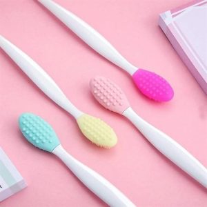 2 Adet Dudak Fırçası Peeling Etkili Gözenek Siyah Nokta Temizleyici Akne Giderici Çift Yönl