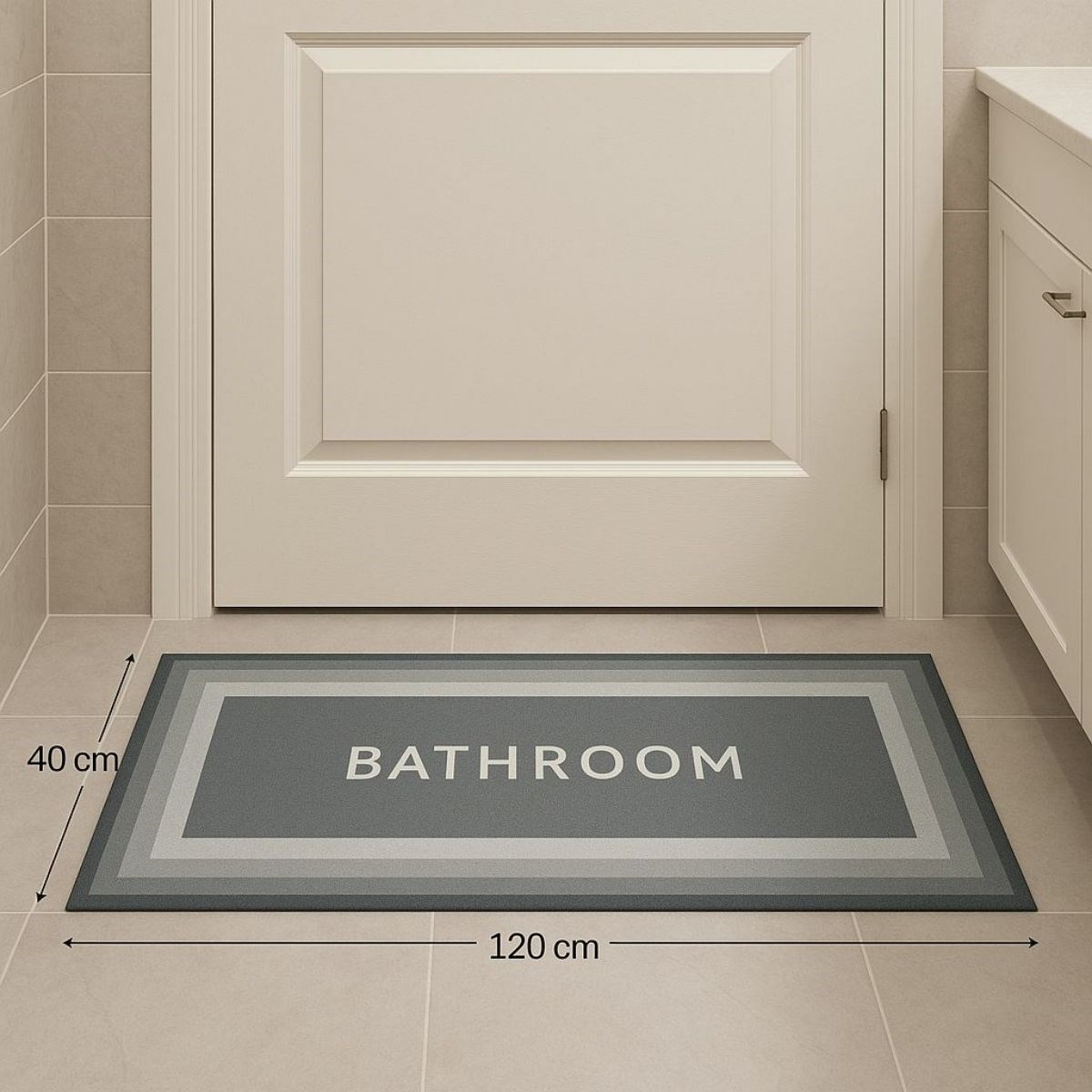 Sihirli Süper Su Emici Kaymaz Tabanlı Uzun Paspas 40*120 cm - Görsel 5