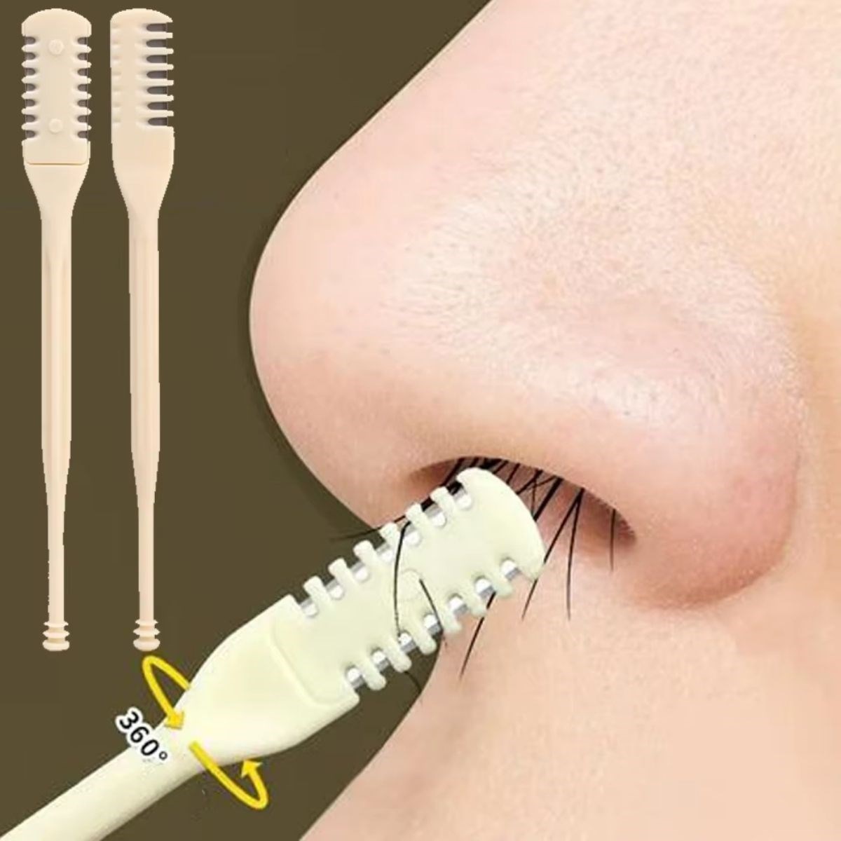 2'Si Bir Arada 2 Parça Kutulu Burun Kıl Alma ve Kulak Temizleme Aparatı - Görsel 3