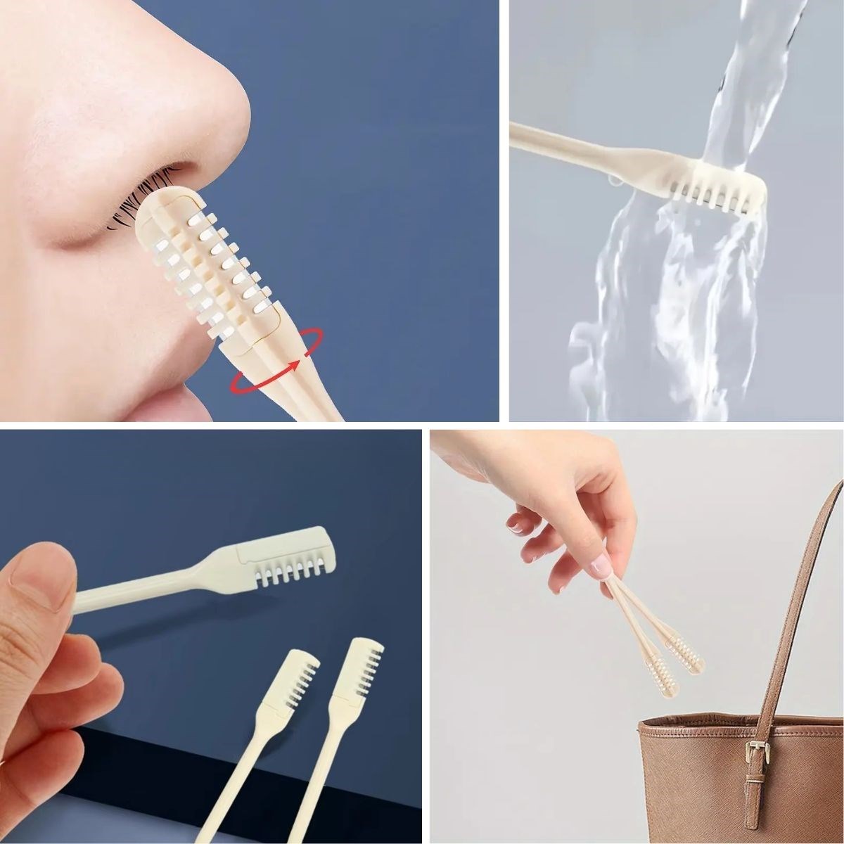 2'Si Bir Arada 2 Parça Kutulu Burun Kıl Alma ve Kulak Temizleme Aparatı - Görsel 4