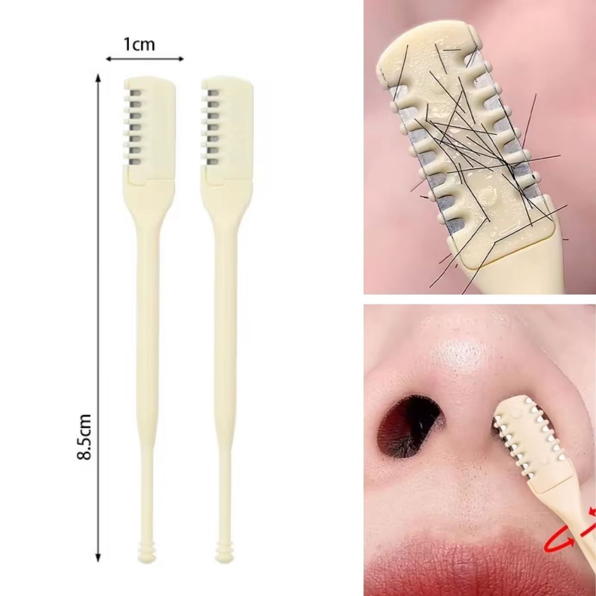 2'Si Bir Arada 2 Parça Kutulu Burun Kıl Alma ve Kulak Temizleme Aparatı - Görsel 5