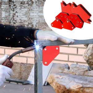  6 Parça Manyetik Gönye Kaynak Konumlandırıcı, Çok Açılı Sabitleme Aparatları,Kaynak Açısı Tutucu Seti