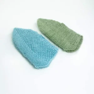 2 Çift El Örgüsü Kışlık Şık Kadın Yün Patik Set 5