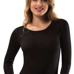 Kadın Kışlık Termal Sıcak Tutan İçlik Fanila Siyah