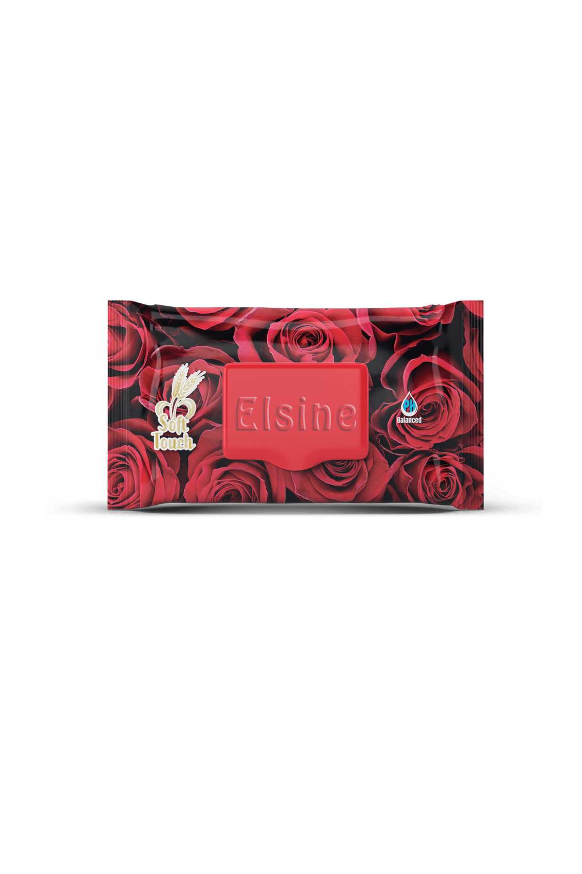 9 Paket Red Rose Islak Havlu Mendil 90 Adet Kapaklı Gül Kokulu - Görsel 2