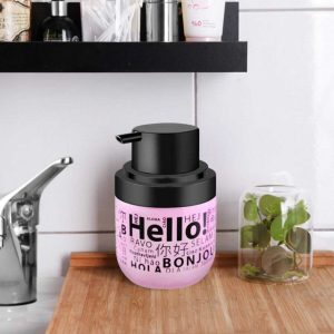 Lüx Cam Bulaşık & Sıvı Sabunluk - 425 Ml Pembe