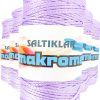 5 Adet Polyester Makrome İpi 3200 Lila 100 gr
