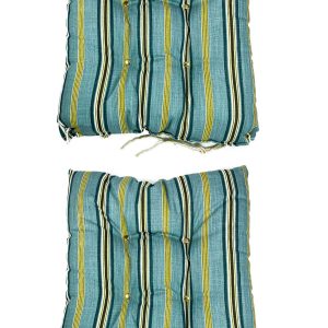 2 Adet Pofuduk Ev Bahçe Teras İpli Sandalye Minderi 35x35 cm D4