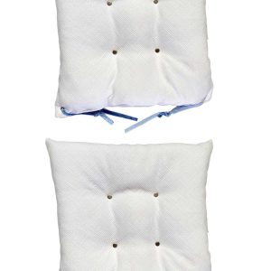 2 Adet Pofuduk Ev Bahçe Teras İpli Sandalye Minderi 35x35 cm D5