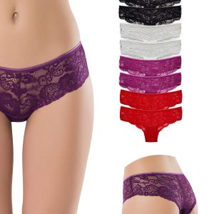 10 Adet Kadın Bel Dantel Tül Bikini Külot