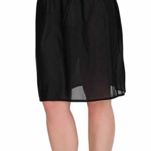 Kadın Jarse Jüpon Siyah 11003B