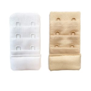 2 Adet Agraf Sütyen Uzatma Kopçası 3 Sıra / 2 Kanca Beyaz Ten