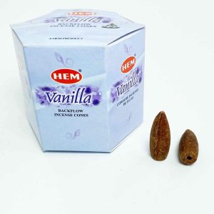 10 Adet Geri Akış Backflow Şelale Tütsü Konisi Tütsü Back Vanilya Kokulu