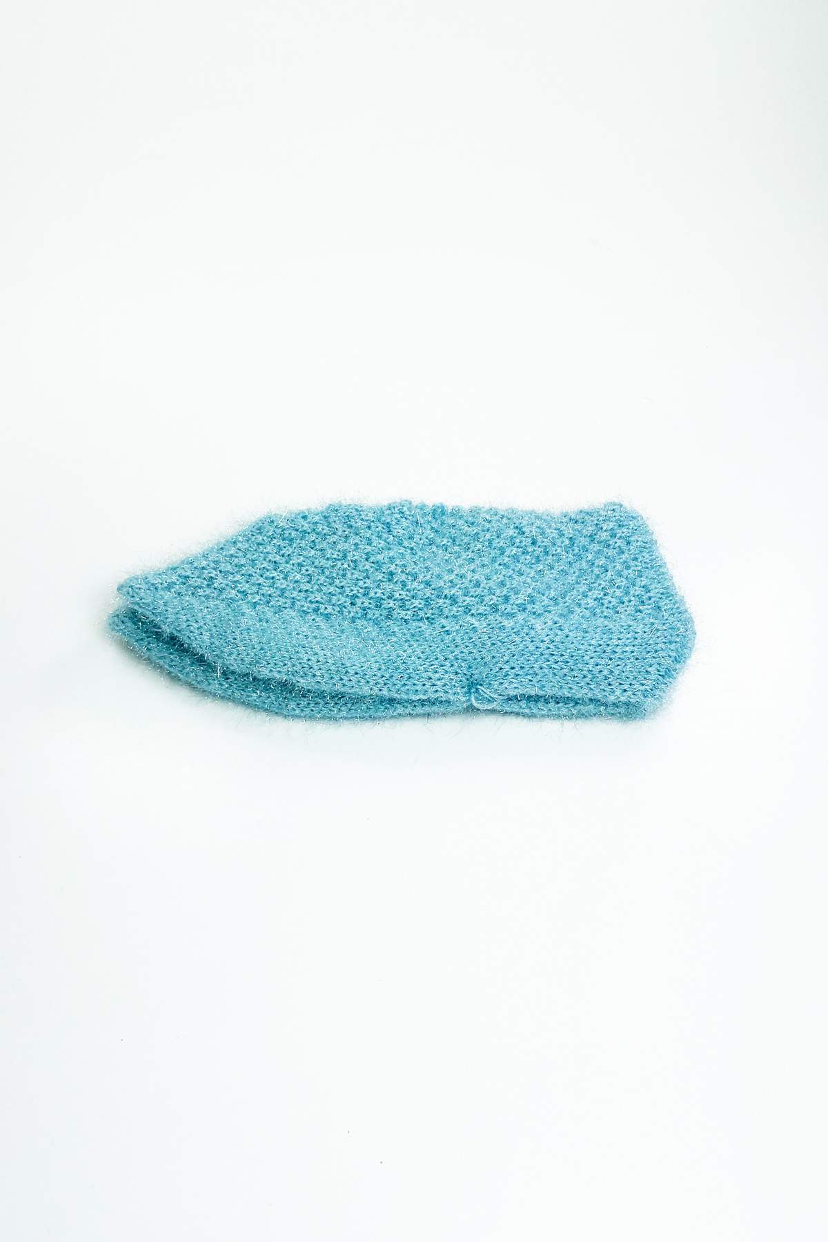 2 Çift El Örgüsü Kışlık Şık Kadın Yün Patik Set 4 - Görsel 4