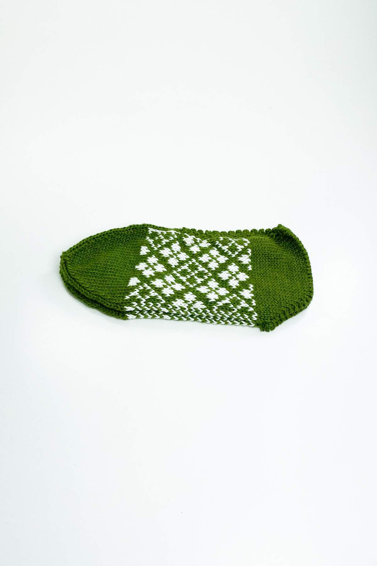 2 Çift El Örgüsü Kışlık Şık Kadın Yün Patik Set 8 - Görsel 2