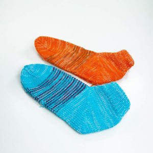 2 Çift El Örgüsü Kışlık Şık Kadın Yün Patik Set 13