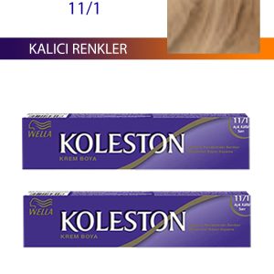 2 Adet Single Tüp Boya Saç Boyası Açık Küllü Sarı 11/1