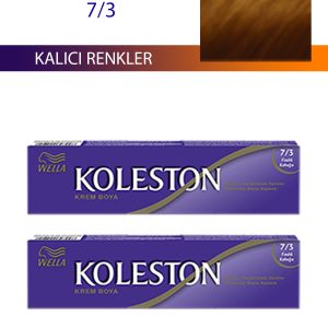 2 Adet Single Tüp Boya Saç Boyası Fındık Kabuğu 7/3