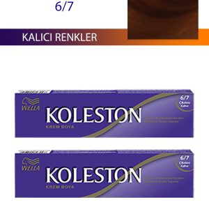 2 Adet Single Tüp Boya Saç Boyası Çikolata Kahve 6/7