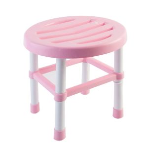 Yuvarlak Tabure 26x26 cm Pembe