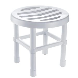 Yuvarlak Tabure 26x26 cm Beyaz