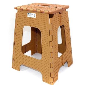 Katlanır Rattan Tabure Büyük