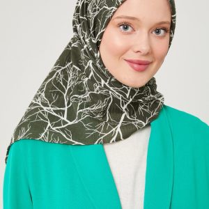 Desenli Mio Caz Eşarp Pamuklu Eşarp Desen No:2