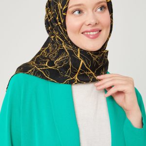 Desenli Mio Caz Eşarp Pamuklu Eşarp Desen No:4