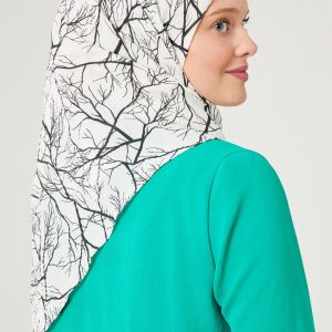 Desenli Mio Caz Eşarp Pamuklu Eşarp Desen No:6