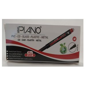 10 Adet Pıano Cd Kalemi 212-m 10 Lu Set Kırmızı