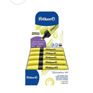 10 Adet Pelikan 490 Fosforlu İşaretleme Kalemi Sarı