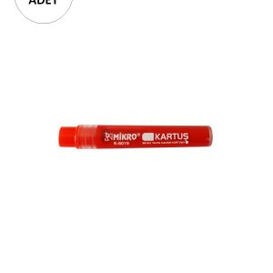 24 Adet Mikro K-6019 Beyaz Tahta Kalem Kartuşu Kırmızı