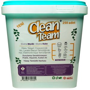 Clean Team Beyaz Sabun Kokulu Ekstra Kalın Ev Ofis Temizlik Havlusu 250 Adet